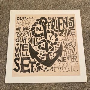 Anchor Quote Print